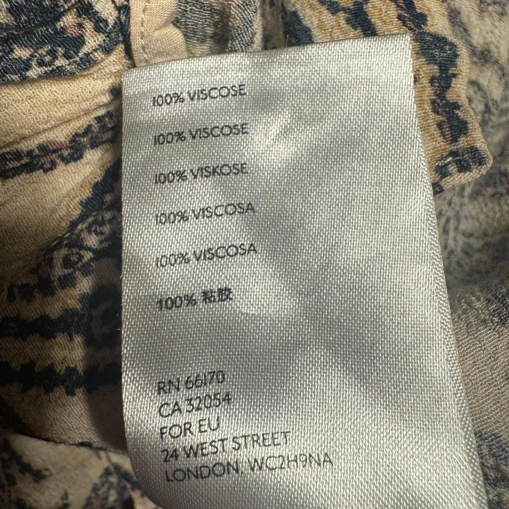 Anthropologie Paisley Print Balloon Harem Pants - Picture 7 of 8